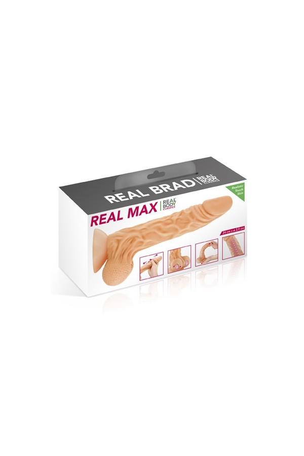 Gode ultra-réaliste 24 cm - Real max
