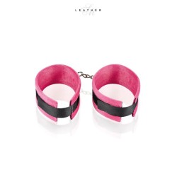 Menottes de chevilles rose et noir