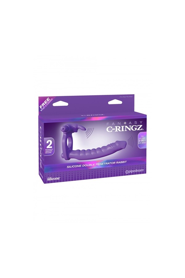 Cockring rabbit double pénétration