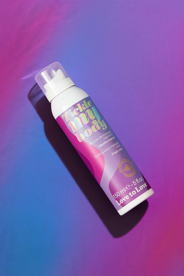 Mousse massage crépitante - menthe