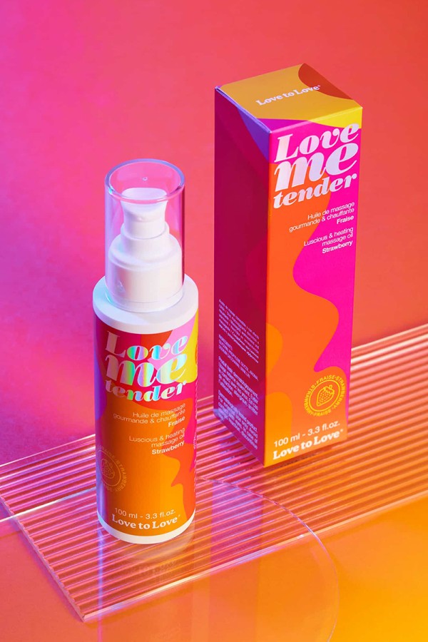 Huile de massage fraise 100ml