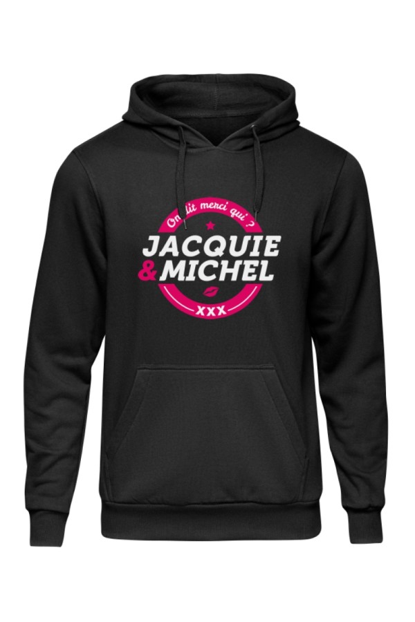 Sweat à capuche J&M logo rond