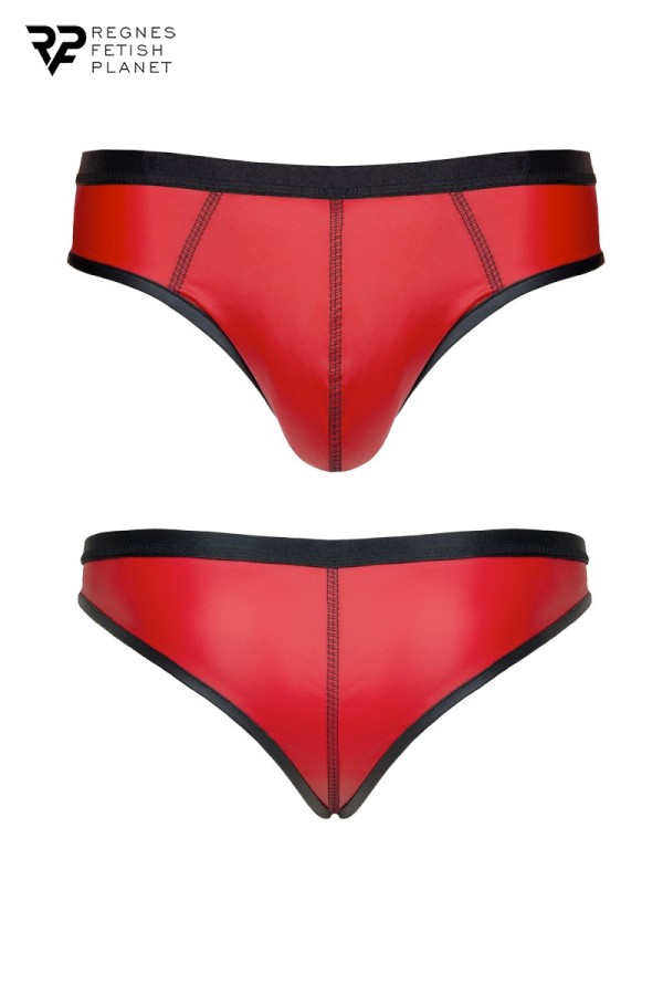 Slip rouge wetlook - Regnes