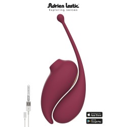 Oeuf vibrant et stimulateur clitoridien connectés Inspiration