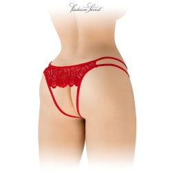 Culotte rouge ouverte Annette - Fashion Secret