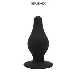 Plug anal The Original Model 2 noir 9,3 cm - SilexD