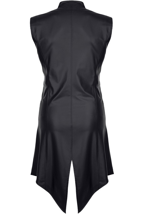 Veste longue sans manche wetlook Marco - Regnes