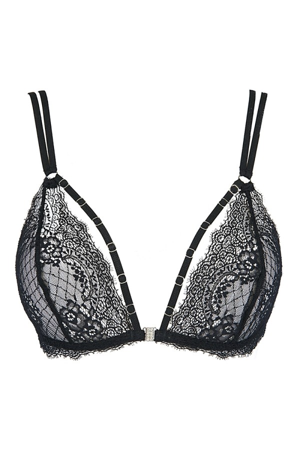 Soutien-gorge bralette noir V-10091 - Axami