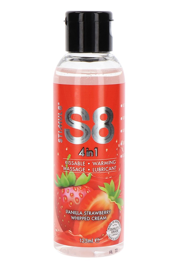Lubrifiant S8 4 en 1 gout fraise 125ml