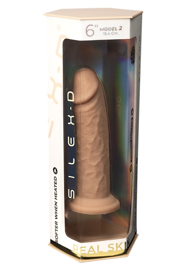 Gode Real Skin Model 2 flesh 15,4 cm - SilexD