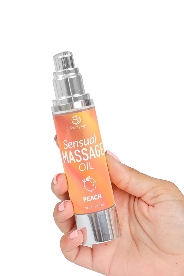 Huile de massage Pêche - Secret Play