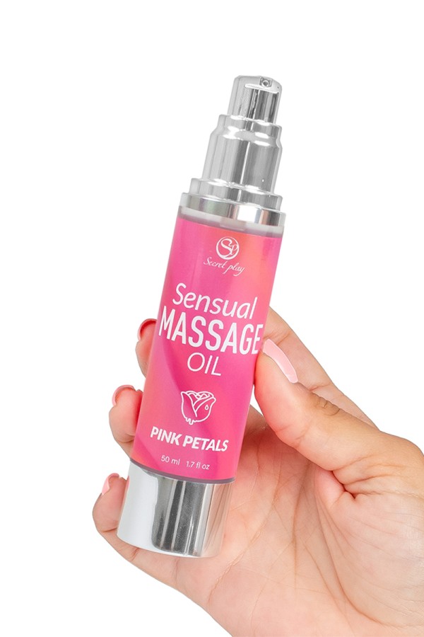 Huile de massage Pétales de Rose - Secret Play