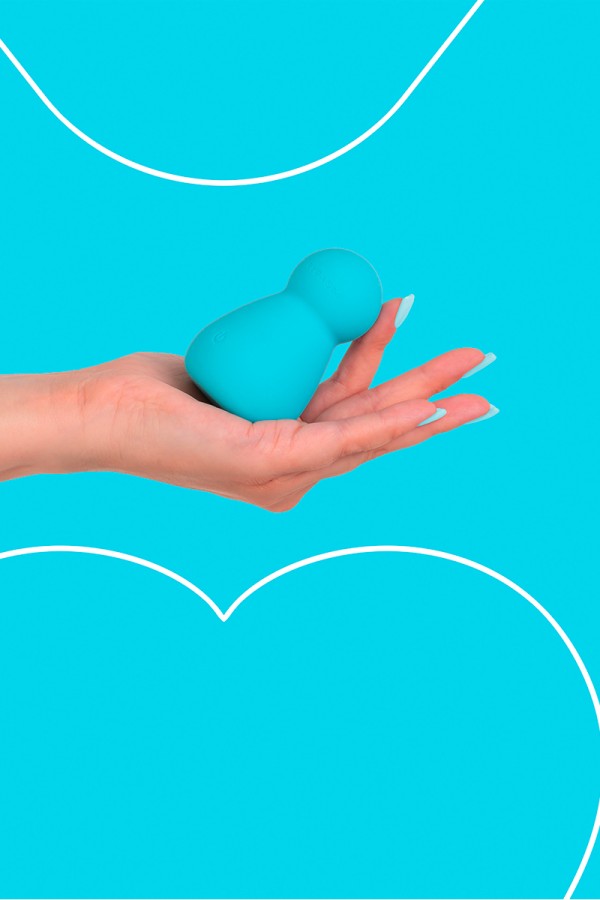 Mini vibro rechargeable Applust bleu - FairyGasm