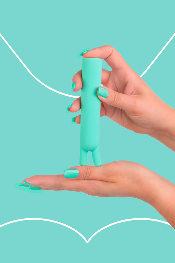 Mini vibro rechargeable BlissStars vert - FairyGasm