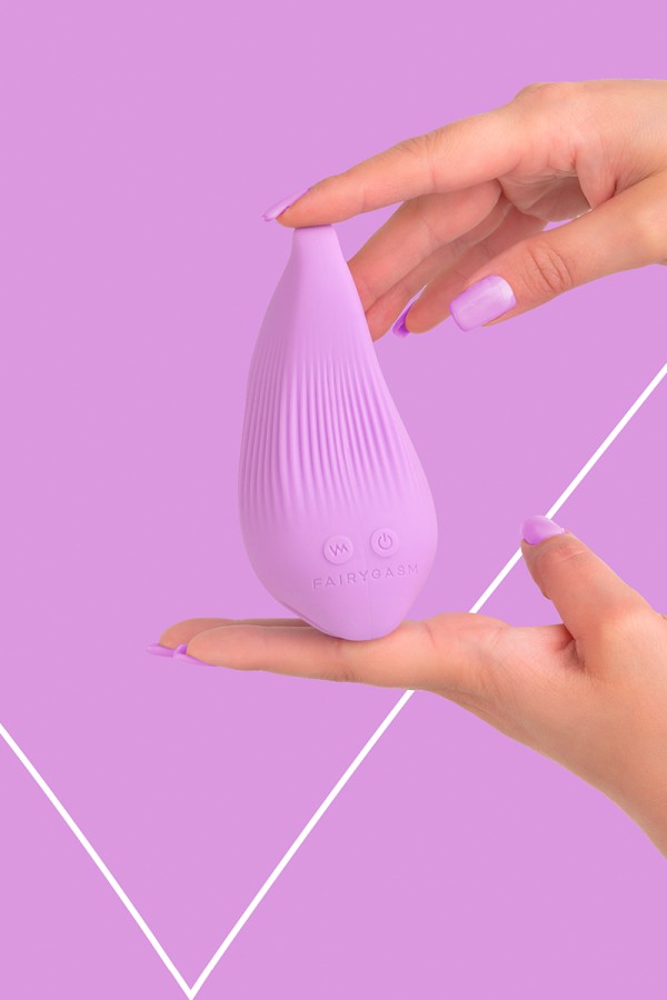 Mini vibro rechargeable DelightfulWave violet - FairyGasm