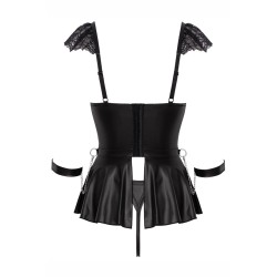 Ensemble 3 pièces lingerie Fetish - Cotelli Bondage