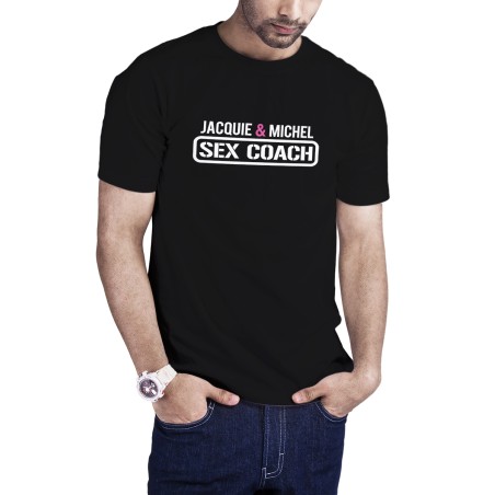 T-shirt Sex Coach noir - Jacquie et Michel