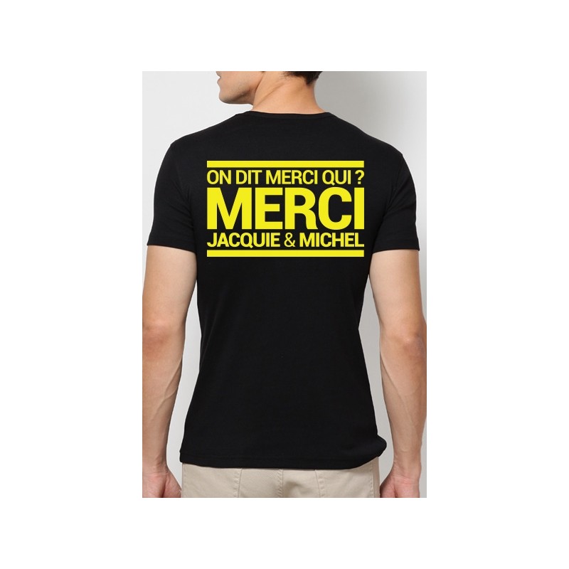 T-shirt Jacquie & Michel Jaune fluo