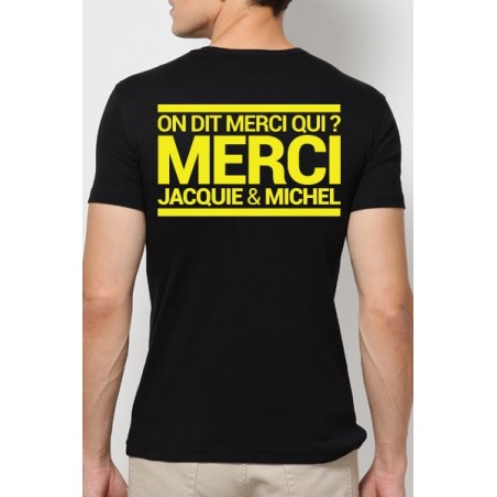 T-shirt Jacquie & Michel Jaune fluo