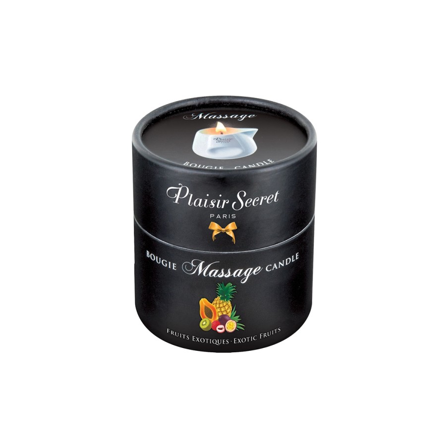 Bougie de massage gourmande fruits exotiques