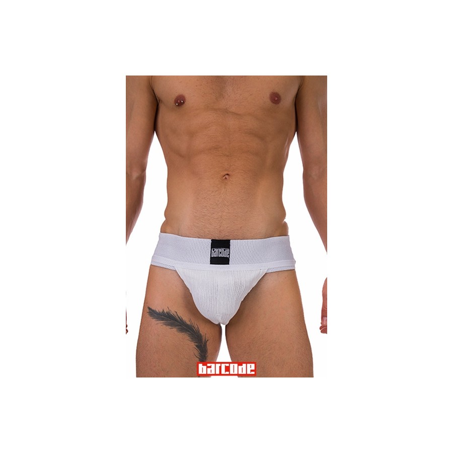 Jockstrap Sergey Basic blanc - Barcode