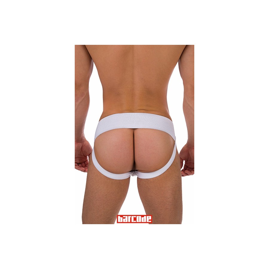 Jockstrap Sergey Basic blanc - Barcode