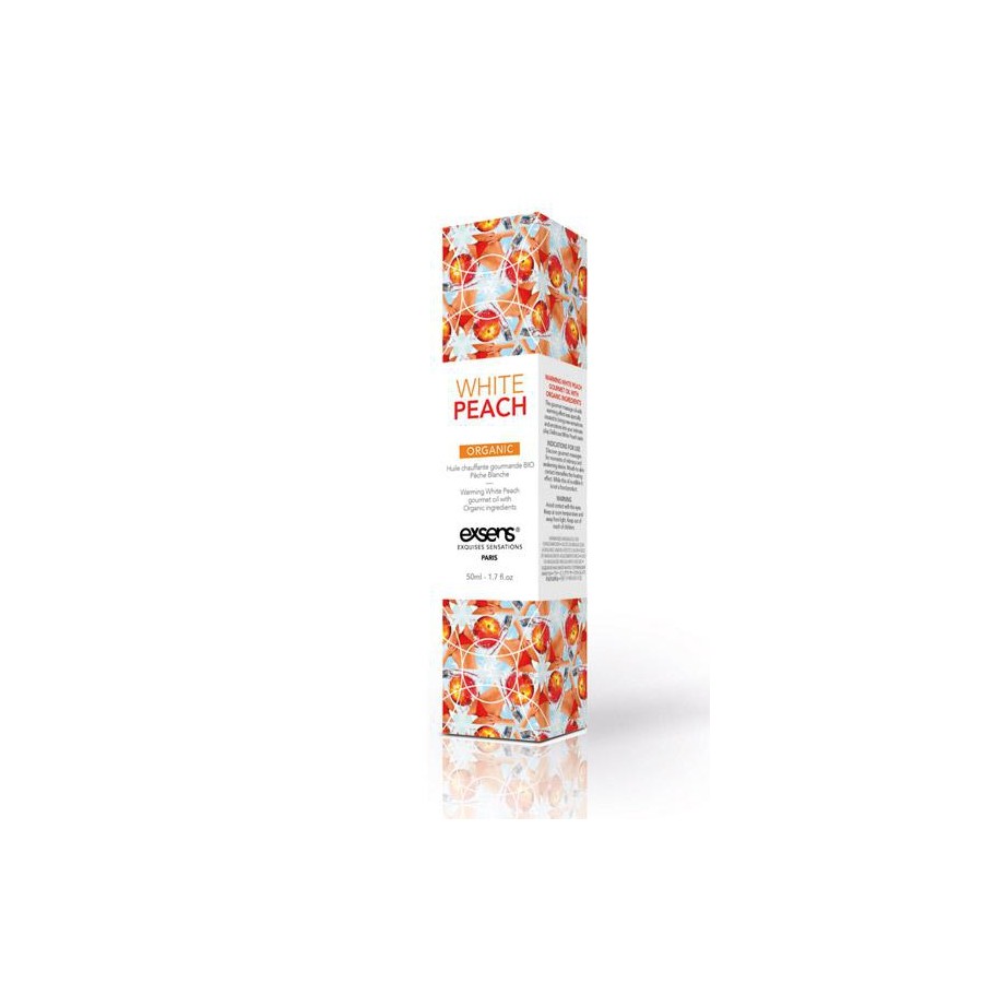 Huile de massage BIO Exsens - peche blanche