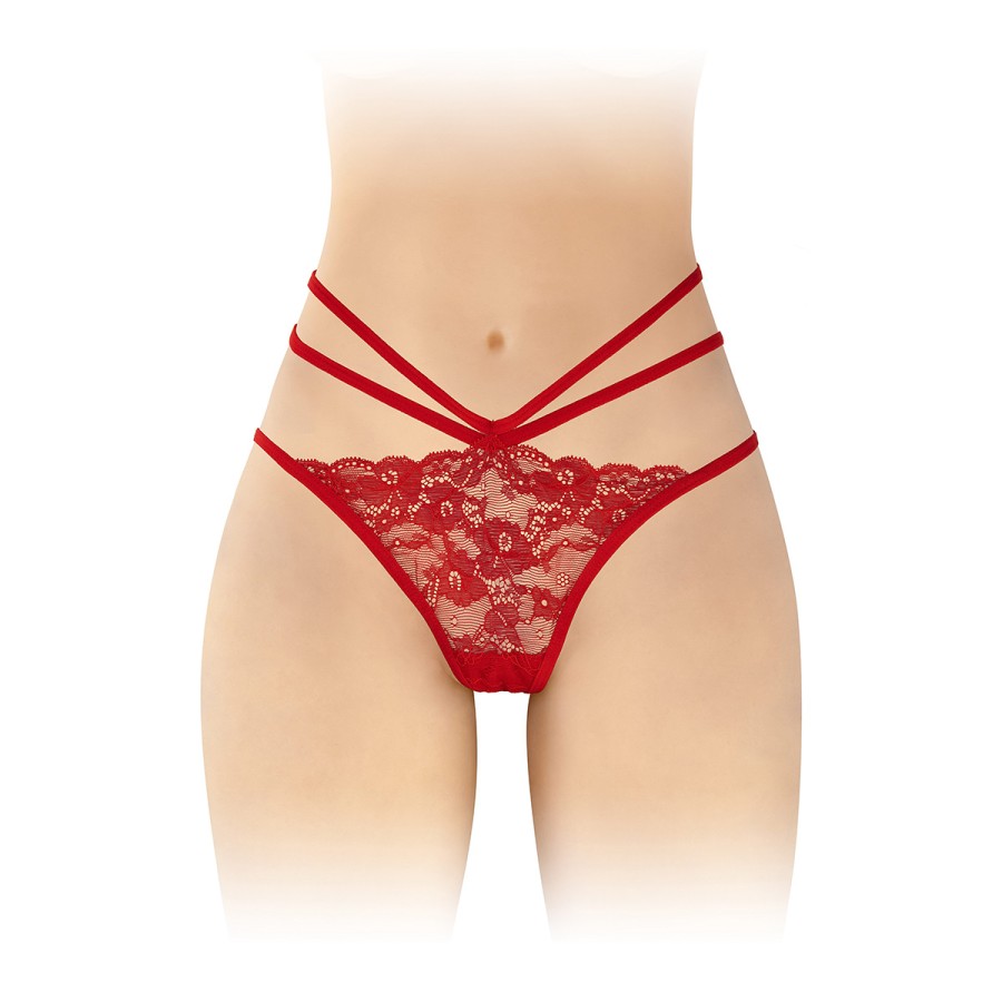 Culotte ouverte  Nadia - rouge