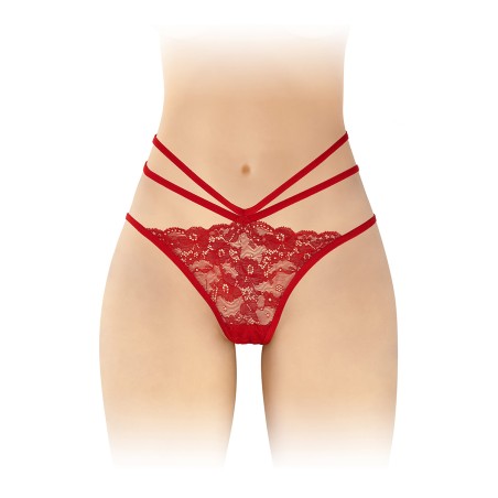 Culotte ouverte  Nadia - rouge