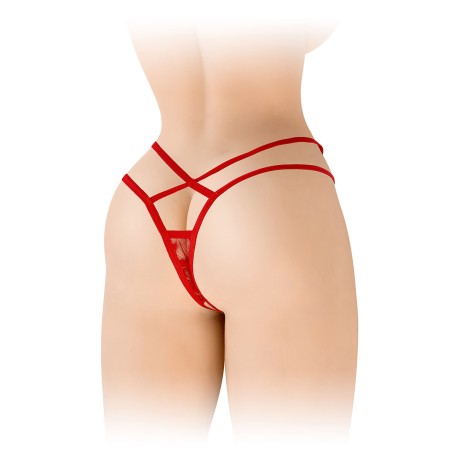 String ouvert Mylene - rouge