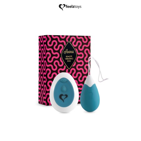 Oeuf vibrant Anna turquoise - Feelztoys