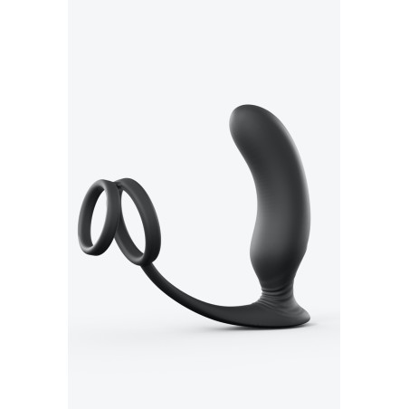 Stimulateur de prostate + cockring Double game