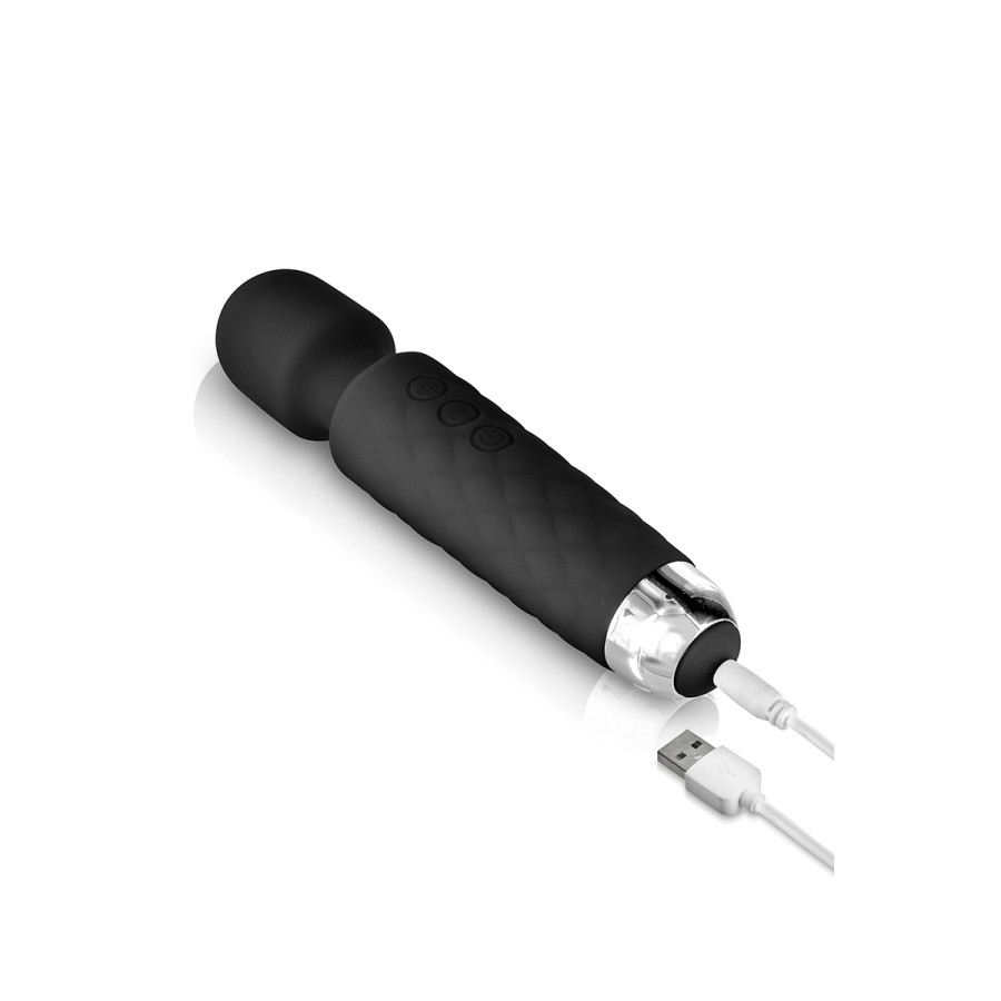 Vibro Love Wand rechargeable noir - Yoba