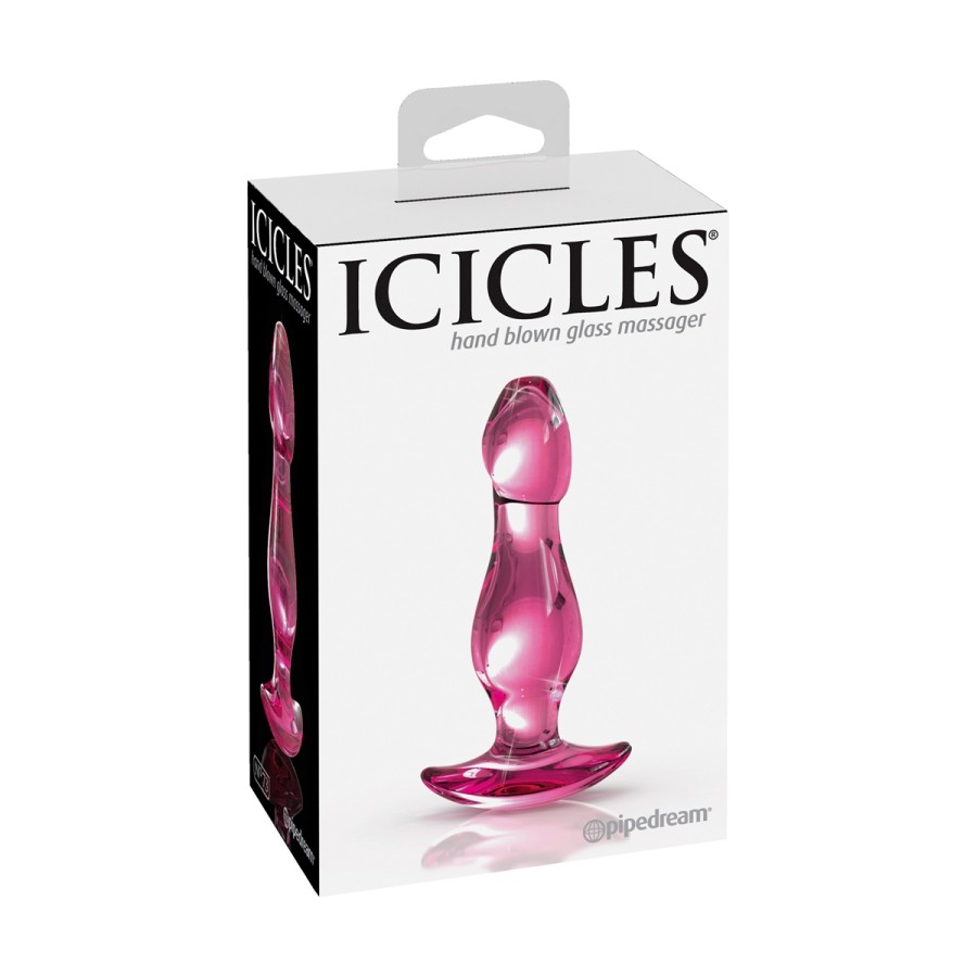 Plug anal verre Icicles n° 73 