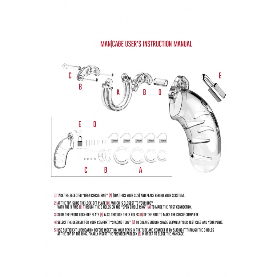 Cage de chasteté 9cm ManCage 02