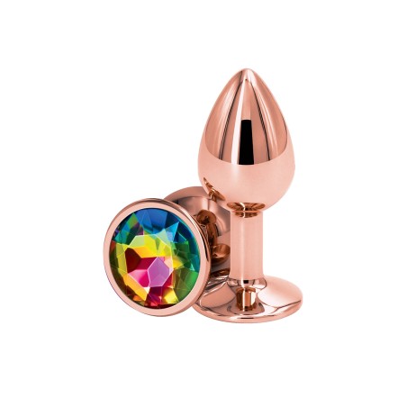 Plug anal aluminium rose gold S - Rear Assets