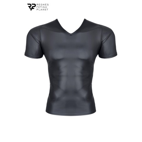 T-shirt wetlook noir - Regnes