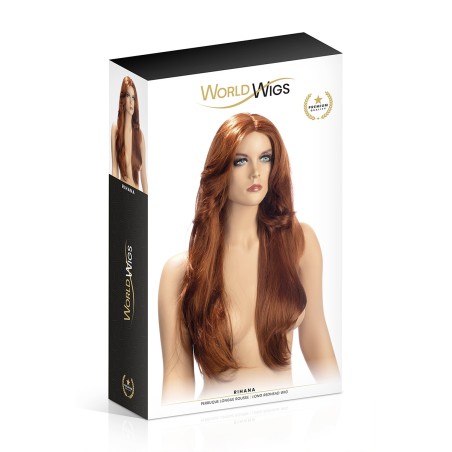 Perruque Rihana rousse - World Wigs