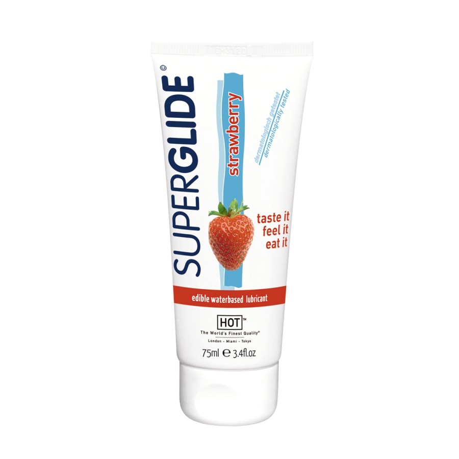 Lubrifiant Comestible SuperGlide fraise - HOT