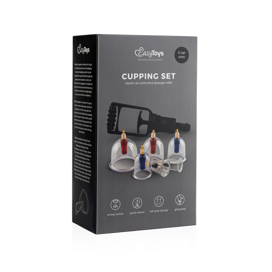 Coffret 6 ventouses Cupping Set - EasyToys Fetish Collection