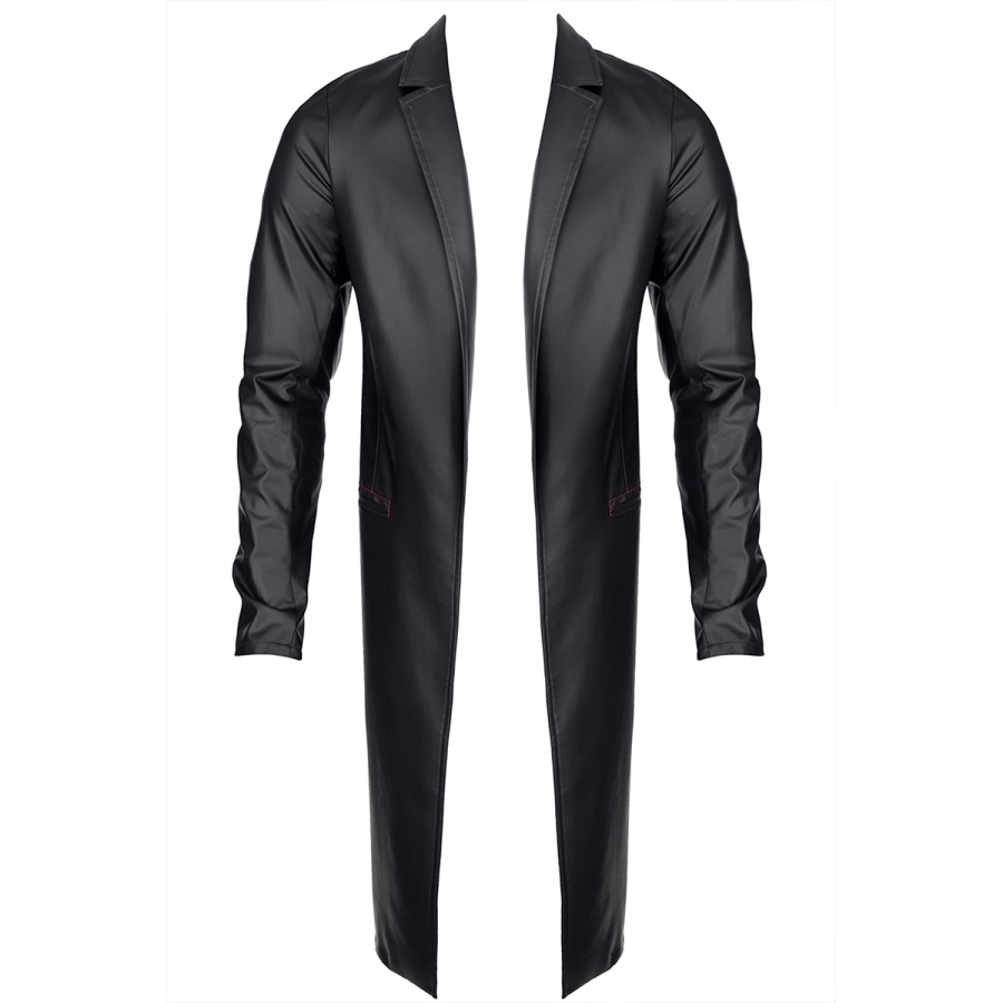 Manteau long wetlook Sergio - Regnes