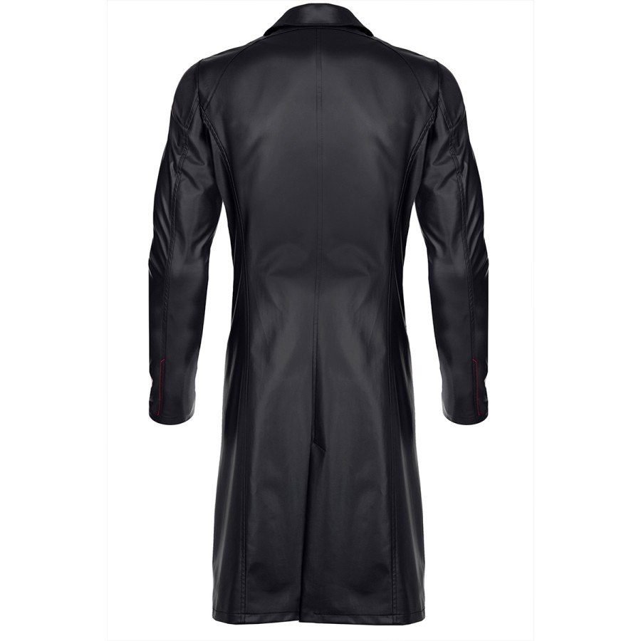 Manteau long wetlook Sergio - Regnes