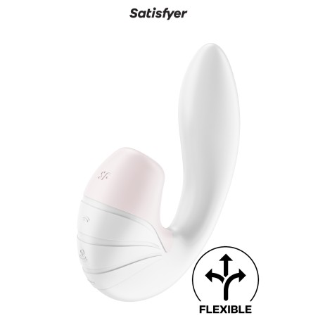 Double stimulateur Supernova blanc - Satisfyer