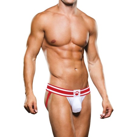 Jock Strap blanc et rouge - Prowler