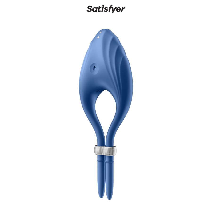 Anneau vibrant Duelist bleu - Satisfyer