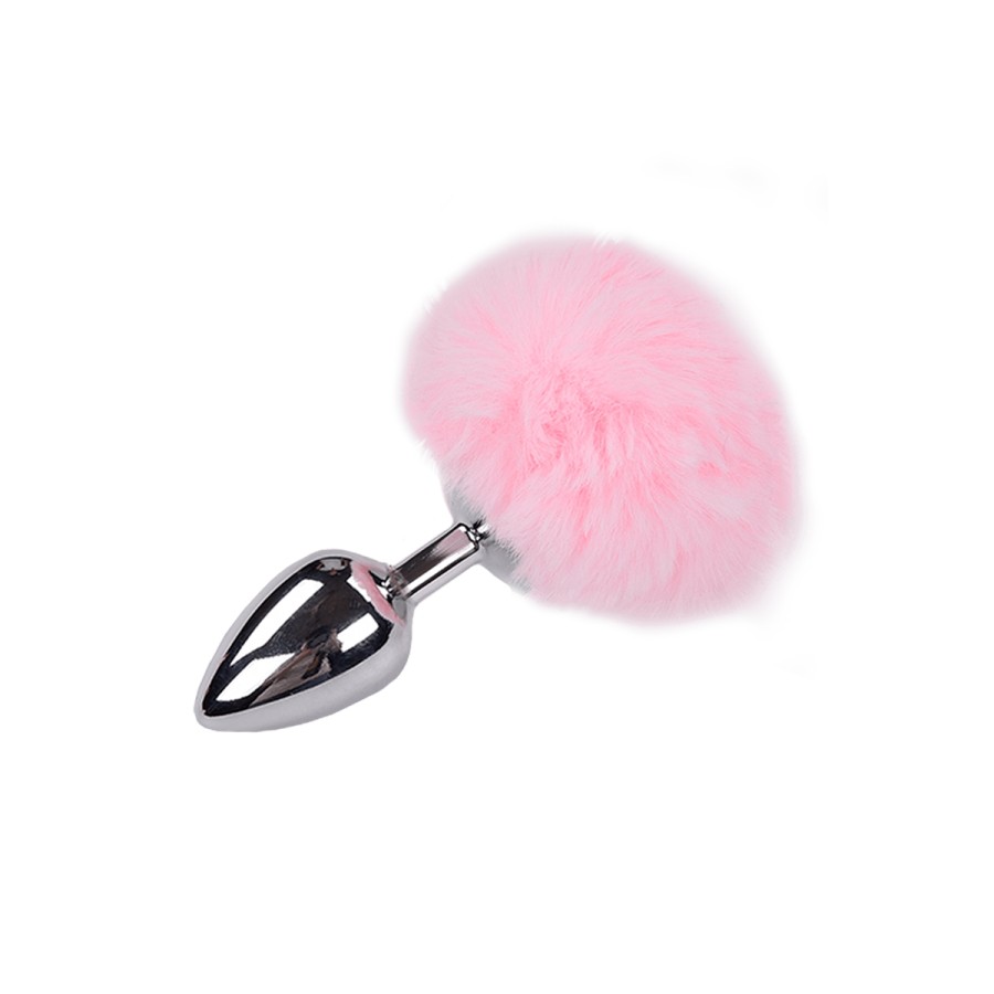 Plug métal Fluffy L rose - Alive