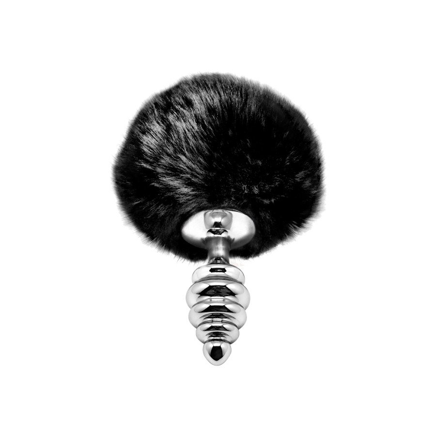 Plug métal Fluffy Twist S noir - Alive