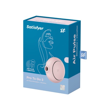 Stimulateur Satisfyer Pro To Go 3 rose