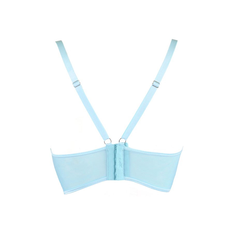 Soutien-gorge dentelle bleu V-10121 - Axami