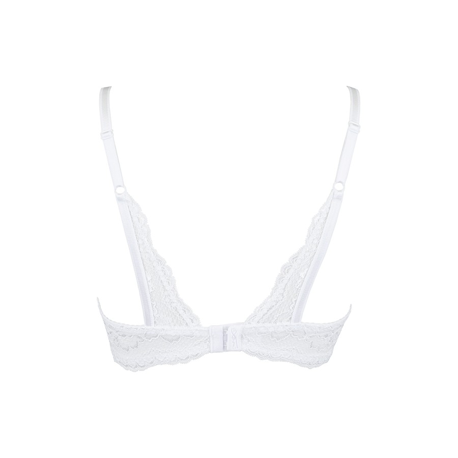 Soutien-gorge ouvert blanc V-9821 - Axami